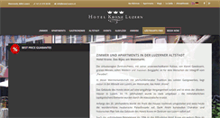 Desktop Screenshot of krone-luzern.ch